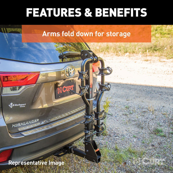 CURT Bike Rack 2 Inch Receiver Hitch Mount (MPN: 18065)