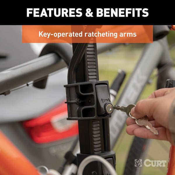CURT Tray-Style Bike Rack (MPN: 18085)