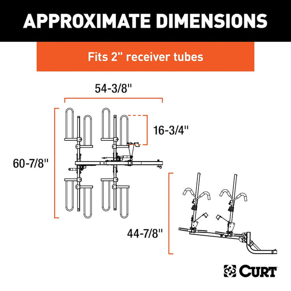 CURT Tray-Style Bike Rack (MPN: 18087)
