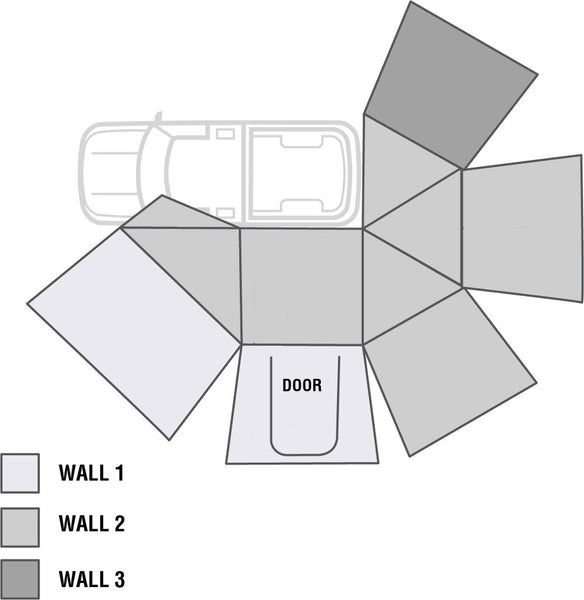 Overland Vehicle Systems Awning Extension Panel (MPN: 18119909)