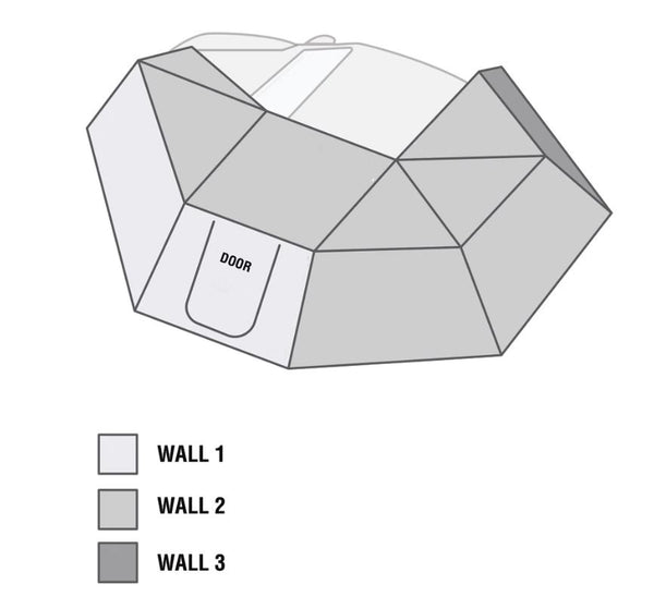 Overland Vehicle Systems Awning Extension Panel (MPN: 18119909)