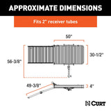 CURT Trailer Hitch Cargo Carrier With Ramp (MPN: 18112)