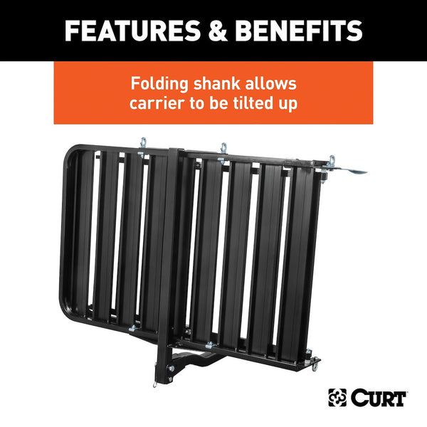 CURT Trailer Hitch Cargo Carrier With Ramp (MPN: 18112)