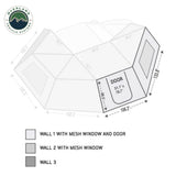 Overland Vehicle Systems Nomadic 270 Awning Side Wall (MPN: 18129910)