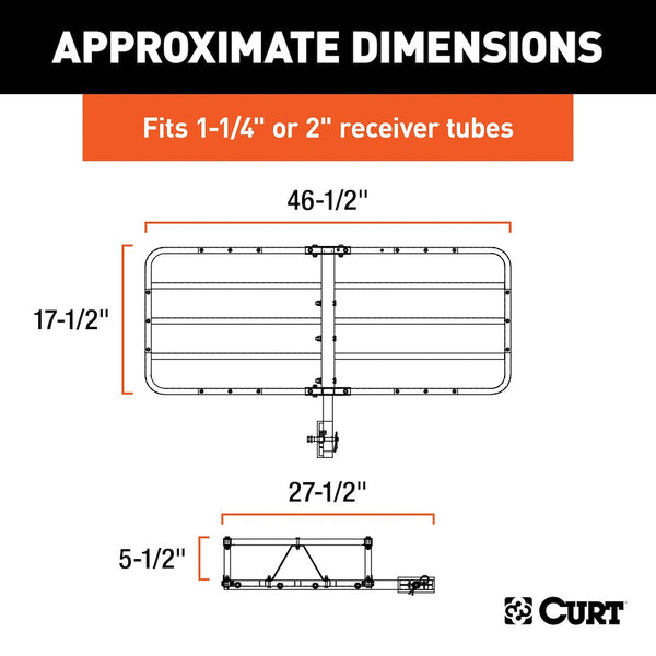 CURT Trailer Hitch Cargo Carrier (MPN: 18145)