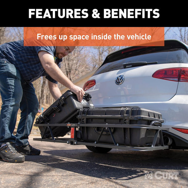 CURT Trailer Hitch Cargo Carrier (MPN: 18145)