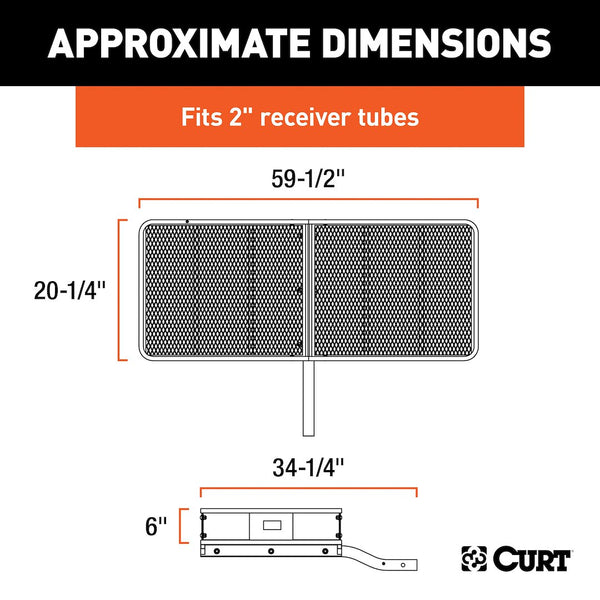 CURT Trailer Hitch Cargo Carrier (MPN: 18150)