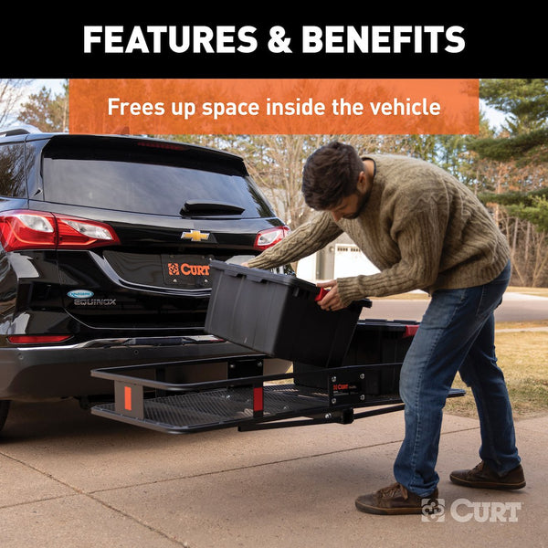 CURT Trailer Hitch Cargo Carrier (MPN: 18150)