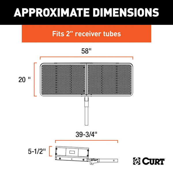 CURT Trailer Hitch Cargo Carrier (MPN: 18151)