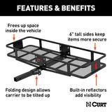 CURT Trailer Hitch Cargo Carrier (MPN: 18151)