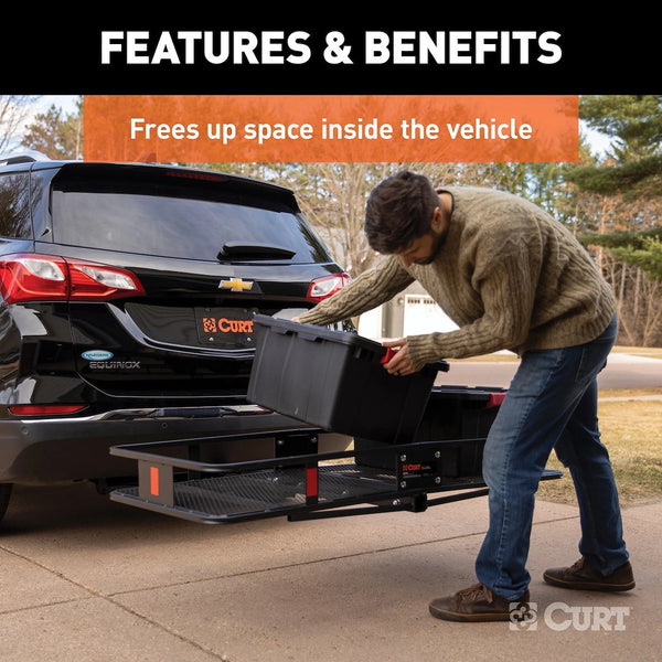 CURT Trailer Hitch Cargo Carrier (MPN: 18153)