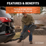 CURT Trailer Hitch Cargo Carrier (MPN: 18153)