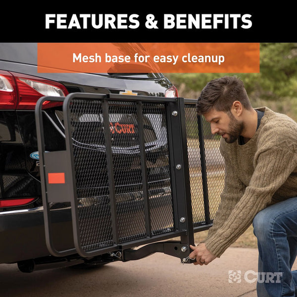CURT Trailer Hitch Cargo Carrier (MPN: 18153)