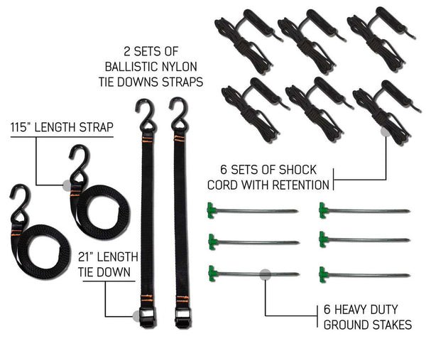 Overland Vehicle Systems Awning Roof Rack Kit (MPN: 18189909)
