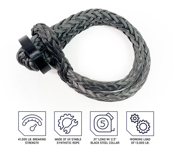 Overland Vehicle Systems Shackle Rope (MPN: 19-8716)