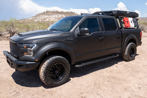 Raptor Series Running Board Slide Track Tread Step (MPN: 1904-0379BT)