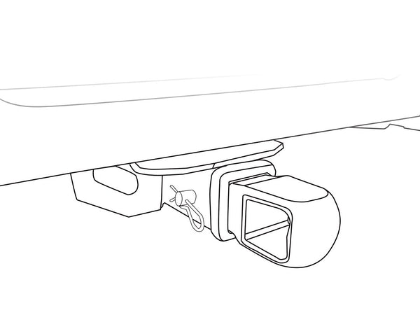 Overland Vehicle Systems Aluminum Receiver Mount (MPN: 19109902)