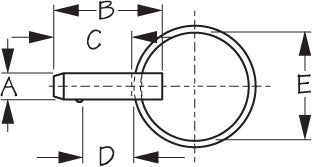 Sea Dog Quick Release Pin (MPN: 193415-1)