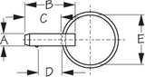 Sea Dog Quick Release Pin (MPN: 193420-1)