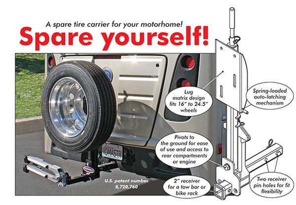 Roadmaster Spare Tire Carrier (MPN: 195225-S)