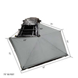 Overland Vehicle Systems Nomadic 270LTE Awning (MPN: 19689909)