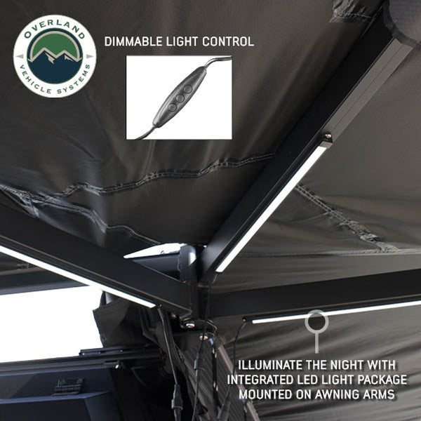 Overland Vehicle Systems XD Nomadic 270 Awning (MPN: 19690021)