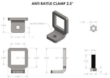 BulletProof Hitches Anti Rattle Bracket (MPN: 25ANTIRATTLE)
