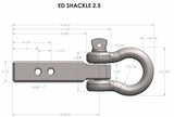 Bulletproof Hitches D-Ring Shackle (MPN: ED25SHACKLE)