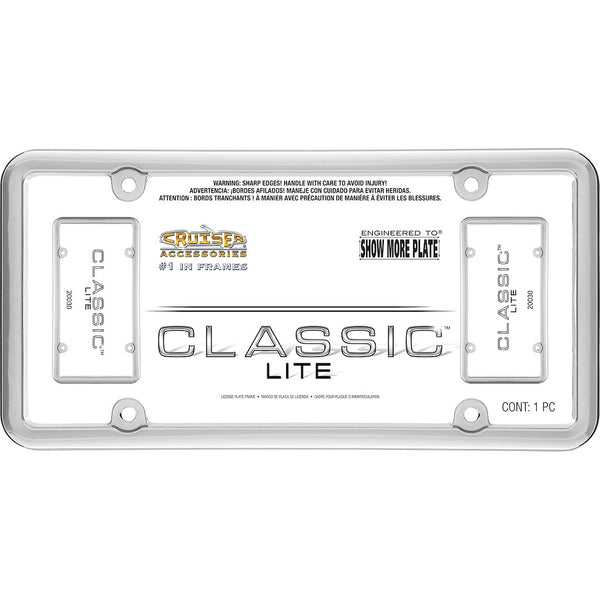 Cruiser License Plate Frame Classic Lite (MPN: 20030)