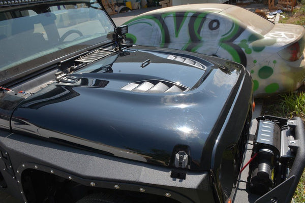 DV8 Offroad 10th Anniversary Vented Hood (MPN: HDMB07-TA)