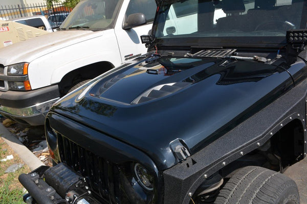 DV8 Offroad 10th Anniversary Vented Hood (MPN: HDMB07-TA)