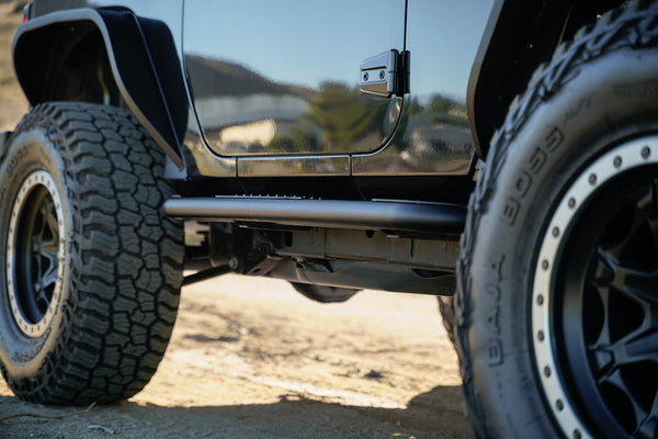 DV8 Offroad Round Tube Side Steps (MPN: SRJK-09)
