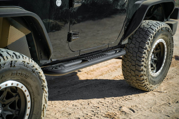 DV8 Offroad Round Tube Side Steps (MPN: SRJK-09)