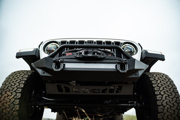 DV8 Offroad FS-1 Series Stubby Winch Bumper (MPN: FBJL-11)