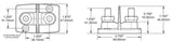 Blue Sea Busbar Stud (MPN: 2017-BSS)