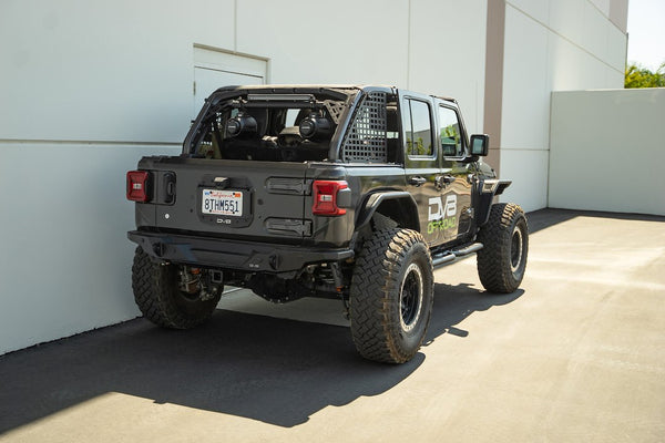 DV8 Offroad Round Tube Side Steps (MPN: SRJL-08)