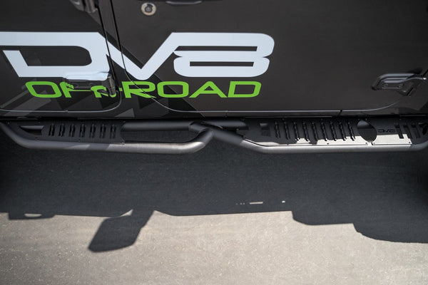 DV8 Offroad Round Tube Side Steps (MPN: SRJL-08)