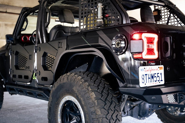 DV8 Offroad Slim Fender Flares (MPN: FDJL-07)