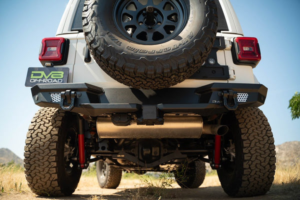 DV8 Offroad MTO Series Jeep Wrangler Rear Bumper (MPN: RBJL-13)