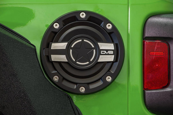 DV8 Offroad Fuel Door (MPN: D-JL-190004-MIL)
