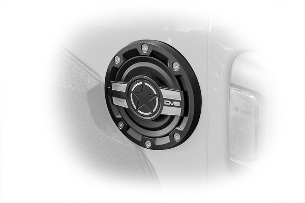 DV8 Offroad Fuel Door (MPN: D-JL-190004-MIL)