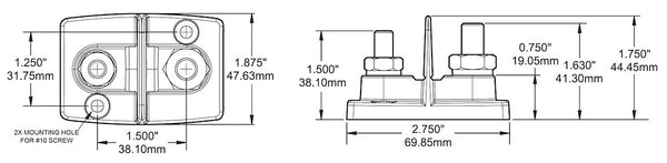 Blue Sea Systems Busbar Stud (MPN: 2018-BSS)