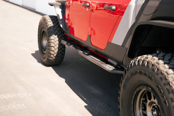 DV8 Offroad Round Tube Side Steps (MPN: SRGL-08)