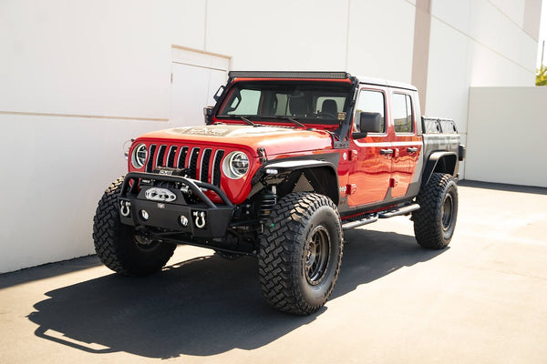 DV8 Offroad Round Tube Side Steps (MPN: SRGL-08)
