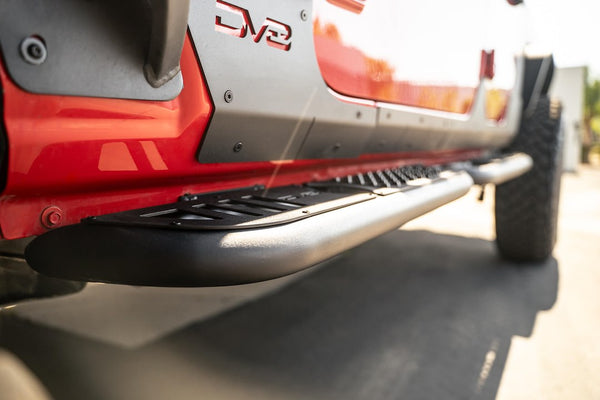 DV8 Offroad Round Tube Side Steps (MPN: SRGL-08)