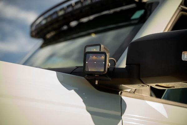 DV8 Offroad A-Pillar Light Mounting Bracket (MPN: LBBR-08)