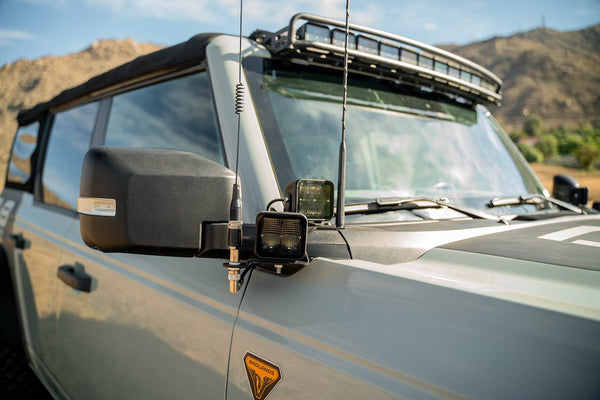 DV8 Offroad A-Pillar Light Mounting Bracket (MPN: LBBR-08)