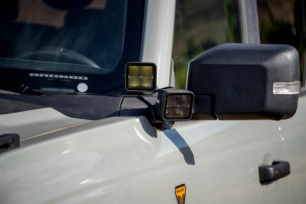 DV8 Offroad A-Pillar Light Mounting Bracket (MPN: LBBR-08)