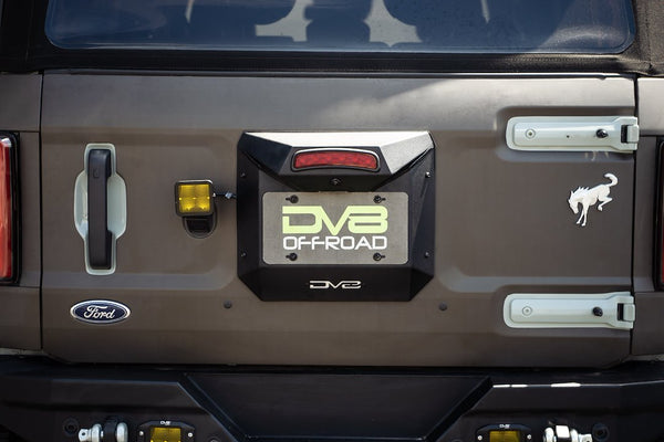 DV8 Offroad License Plate Relocation Kit (MPN: TSBR-01)