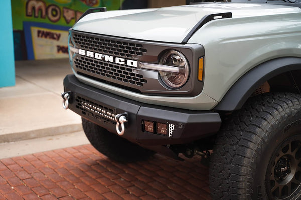 DV8 Offroad 2021 Ford Bronco Front Bumper (MPN: FBBR-03)